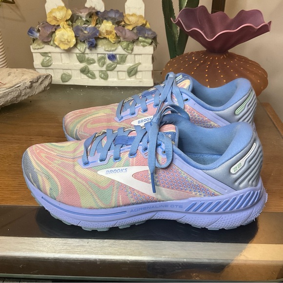 BROOKS WOMENS ADRENALINE GTS 22 UNITY RUNNING SHOES SZ 7 - Picture 3 of 7